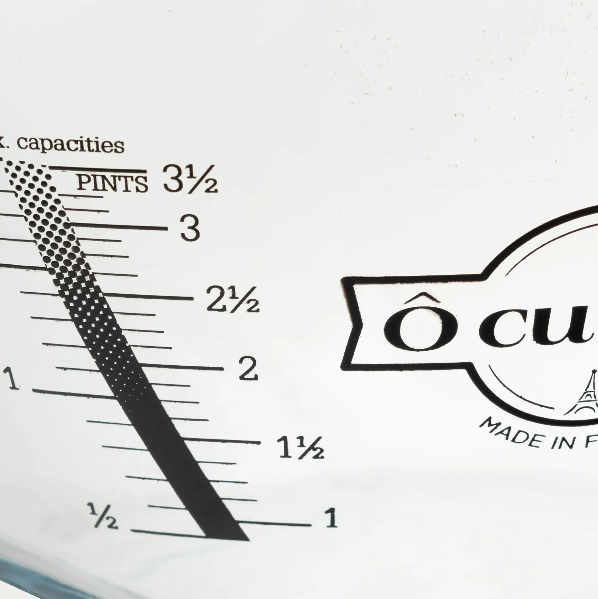 Jatte graduée en verre borosilicate - transparent 4,2L