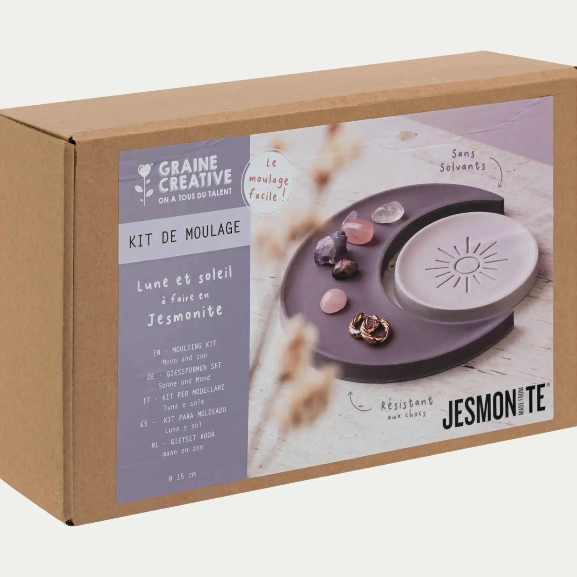 Kit de création de 2 coupelles astrales en jesmonite