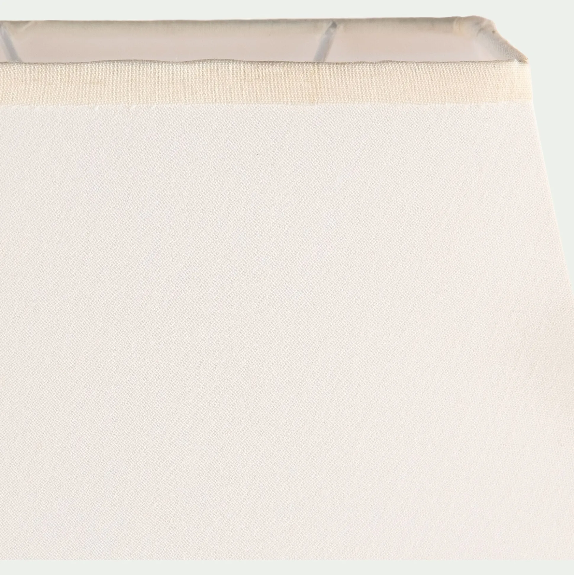 Lampe à poser électrifiée en coton H47cm - blanc