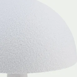 Lampe à poser électrifiée en acier H30cm - blanc