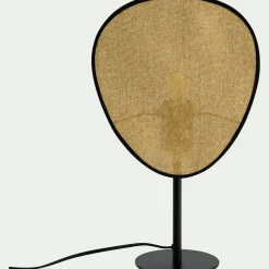 Lampe à poser électrifiée en papier tressé H39cm - naturel