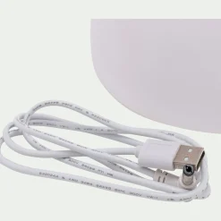 Lampe à poser pour l'extérieur H36xD18cm - blanc
