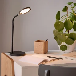 Lampe de bureau avec variateur H31,50cm - noir
