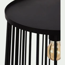 Lampe de sol en métal - noir H61,3xD40cm