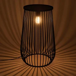 Lampe de sol en métal - noir H61,3xD40cm