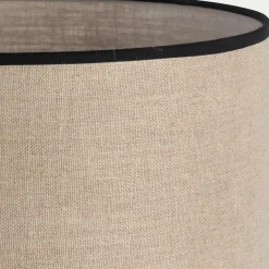 Lampe en lin calandré - naturel H40cm