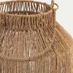 Lanterne en jute H30cm - naturel