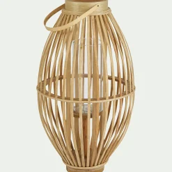 Lanterne en rotin - naturel D34.5xH60.5cm