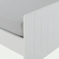 Lit 1 place enfant en bois 90x200cm - blanc