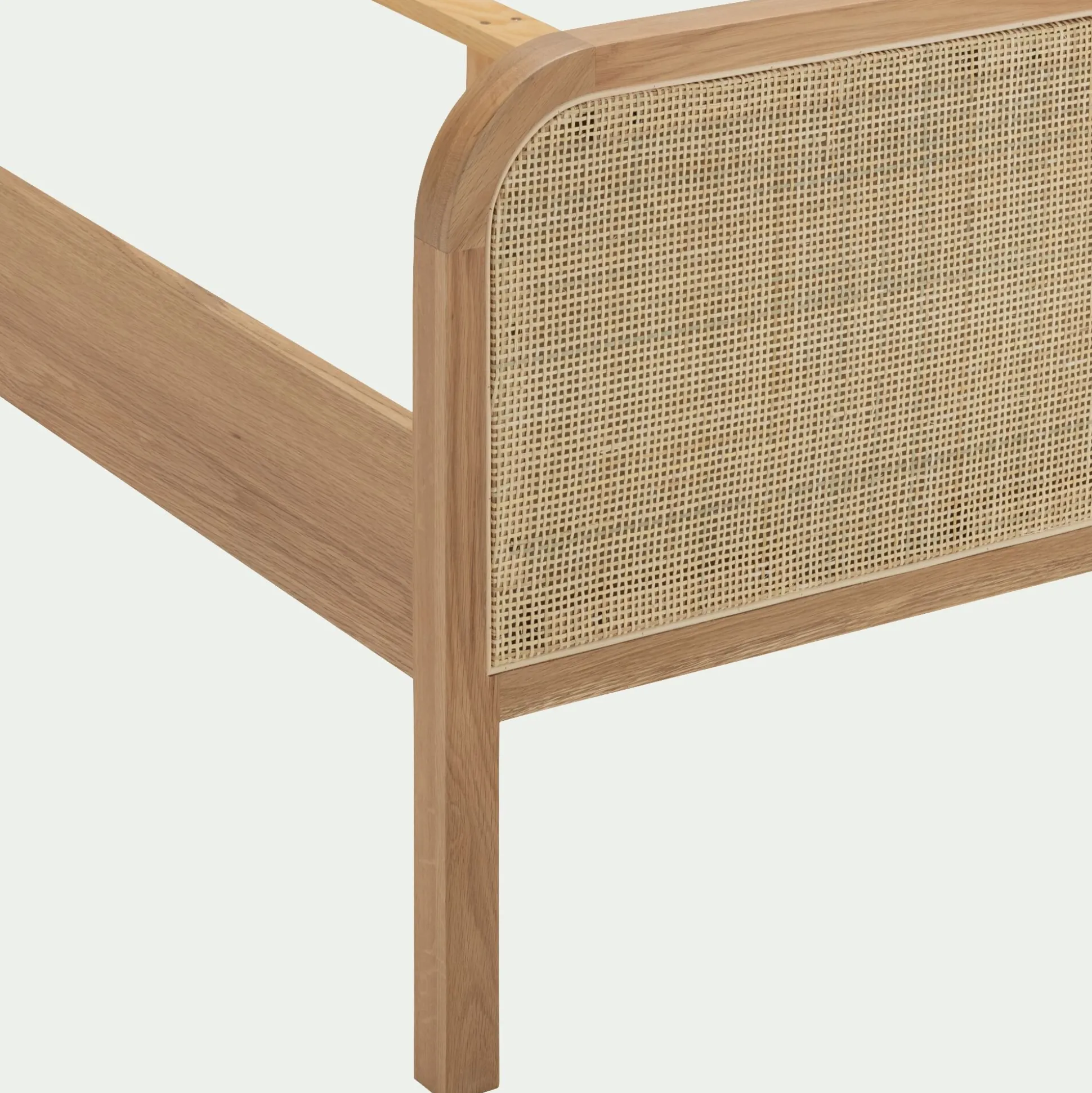 Lit 2 places en rotin 140x200cm - naturel