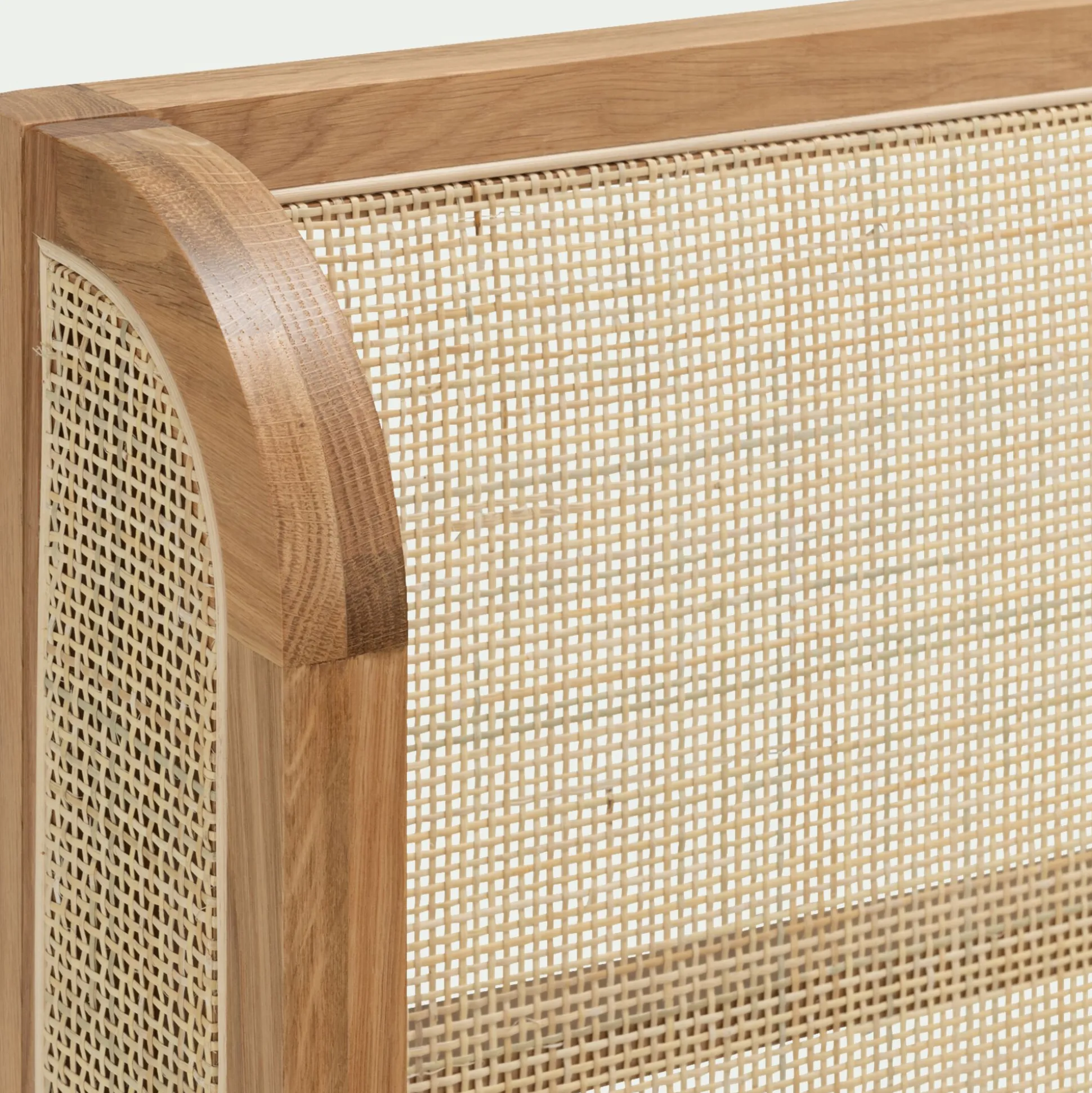 Lit 2 places en rotin 140x200cm - naturel