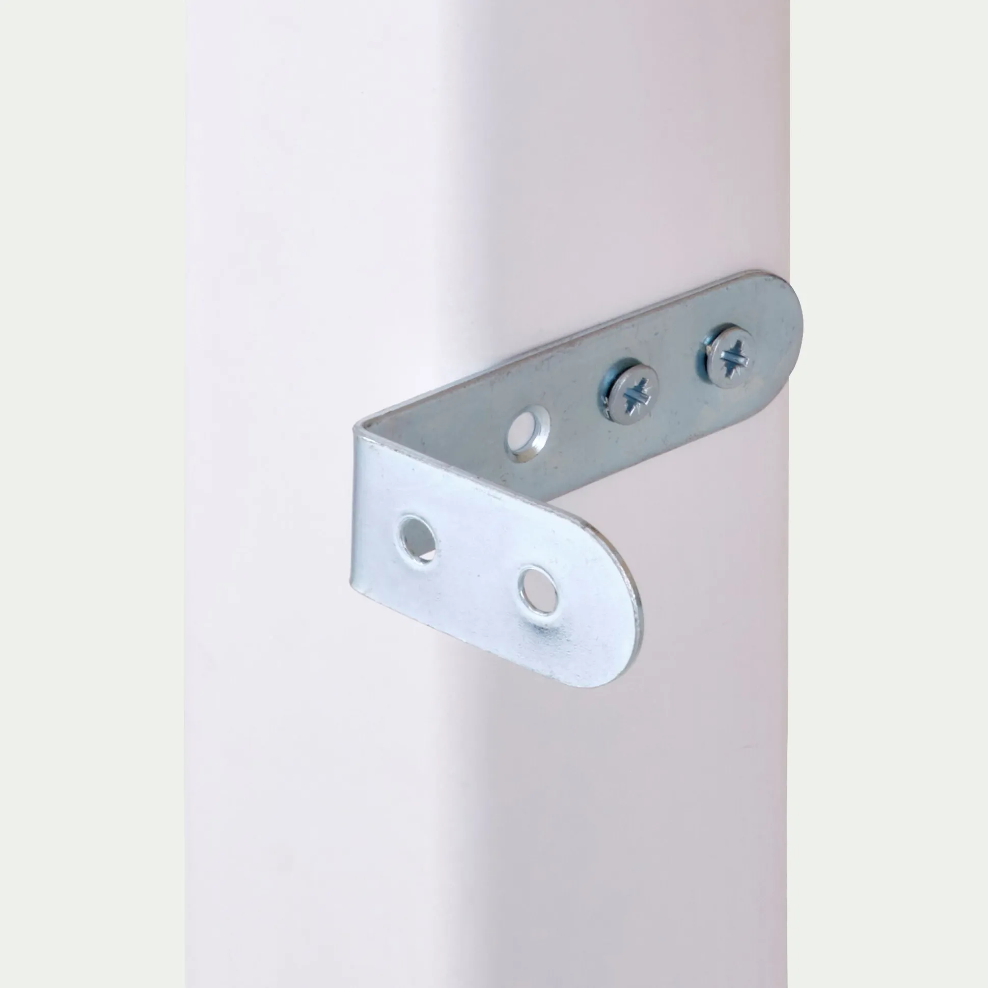 Lit enfant mi-haut 1 place en pin massif 90x200cm - blanc