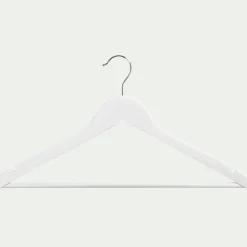 Lot de 5 cintres en bois - gris