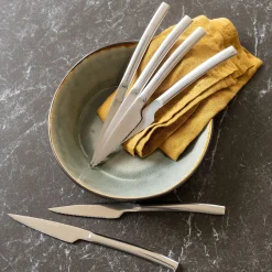 Lot de 6 couteaux à steak en inox