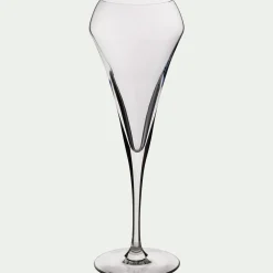 Lot de 6 flûtes à champagne en cristallin 20cl - transparent