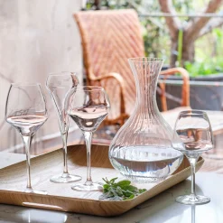 Lot de 6 flûtes à champagne en cristallin 20cl - transparent