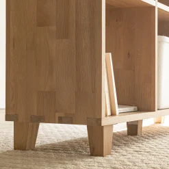 Lot de 5 pieds en chêne