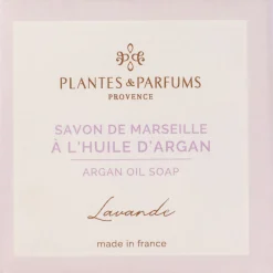 Lot de 2 savons de Marseille à l'huile d'argan senteur lavande 100g
