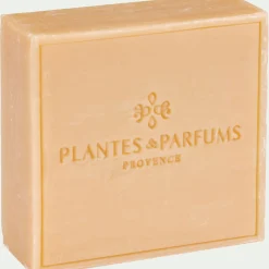 Lot de 2 savons de Marseille à l'huile végétale d'abricot bio senteur mandarine 100g