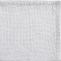 Lot de 4 serviettes de table en coton 41x41cm - blanc