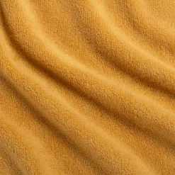 Lot de 2 serviettes invité en coton 30x50cm - jaune blé