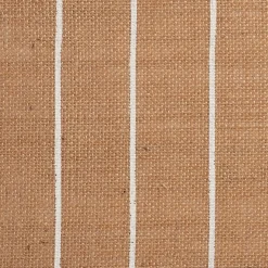 Lot de 4 sets de table à rayures en jute 30x45cm - naturel