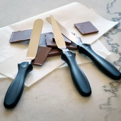 Lot de 3 spatules de précision en inox - argenté