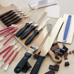 Lot de 3 spatules de précision en inox - argenté