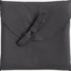 Lot de 2 taies d'oreiller en coton - gris ardoise 50x70cm