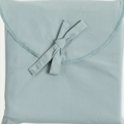 Lot de 2 taies d'oreiller en percale de coton - bleu calaluna 65x65cm