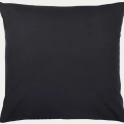 Lot de 2 taies d'oreiller en coton - gris calabrun 65x65ccm