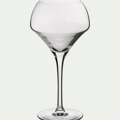Lot de 6 verres à pied en cristallin 37cl - transparent