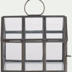 Maisonnette en Verre 15,5X10,5XH13CM - transparent