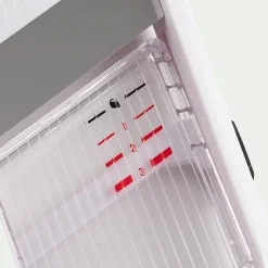 Mandoline à main en pvc et lame en inox - blanc