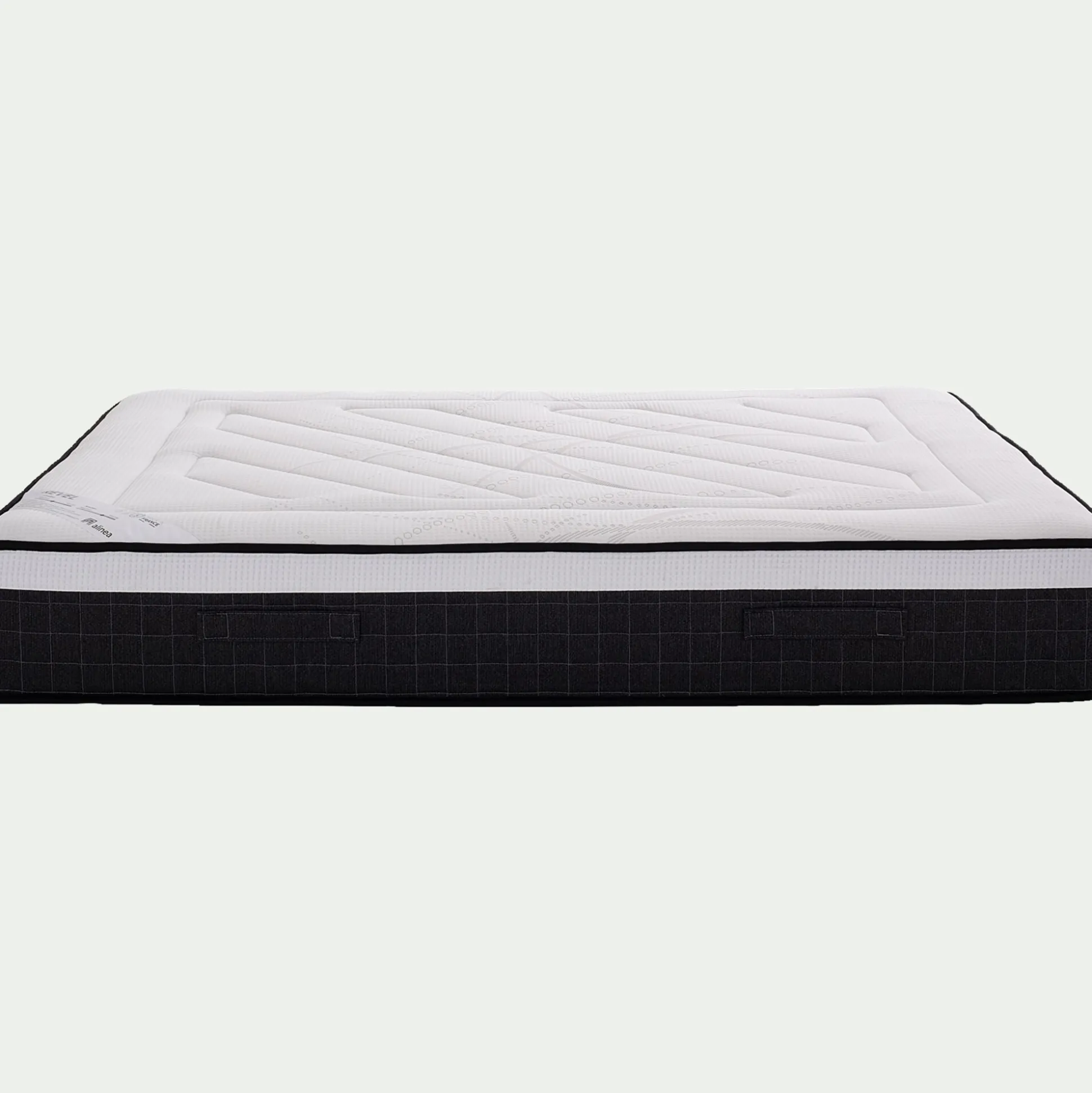 Matelas alinea à ressorts accueil équilibré 140x200cm - noir