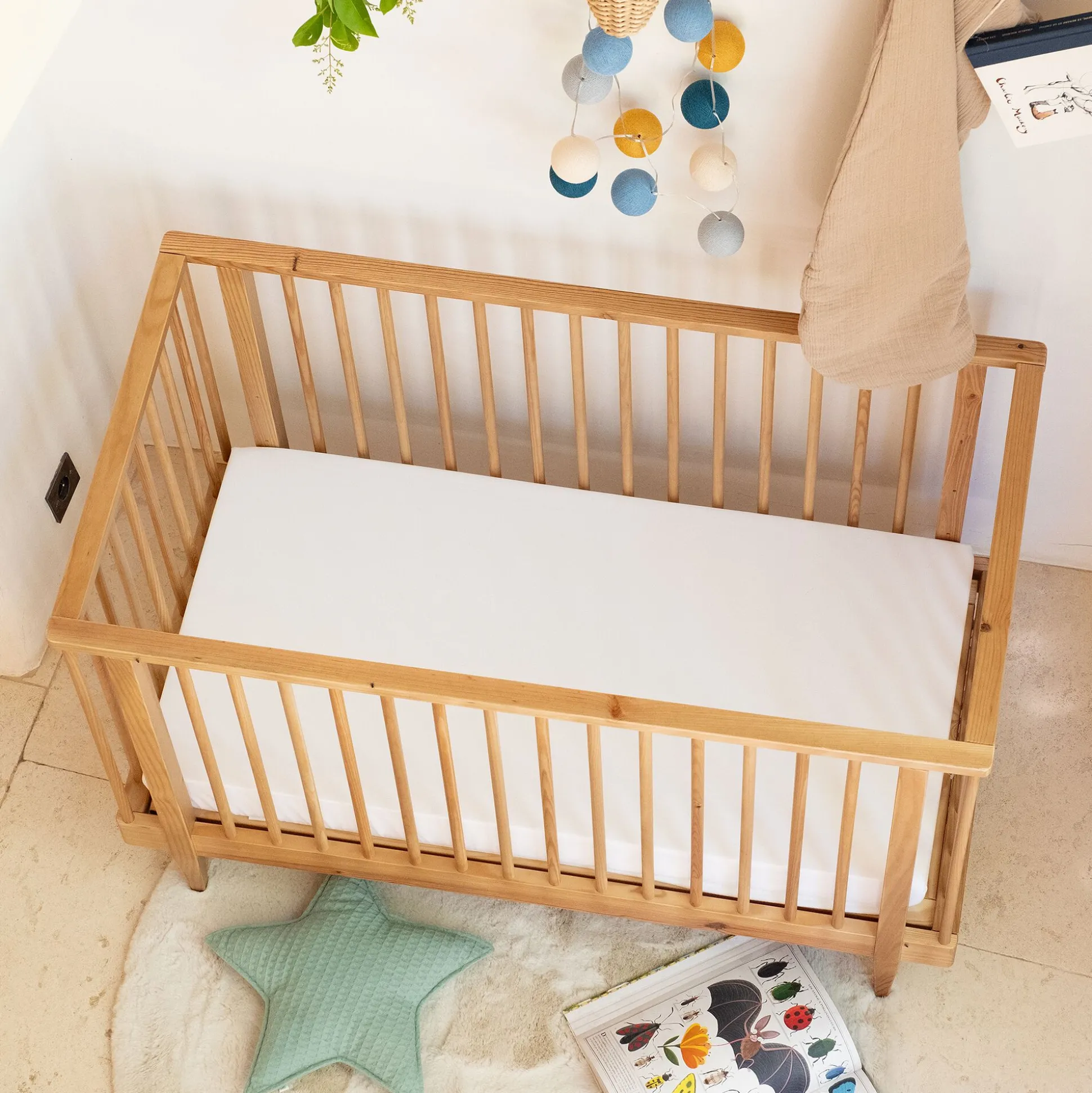 Matelas bébé en mousse H10cm - 60x120cm