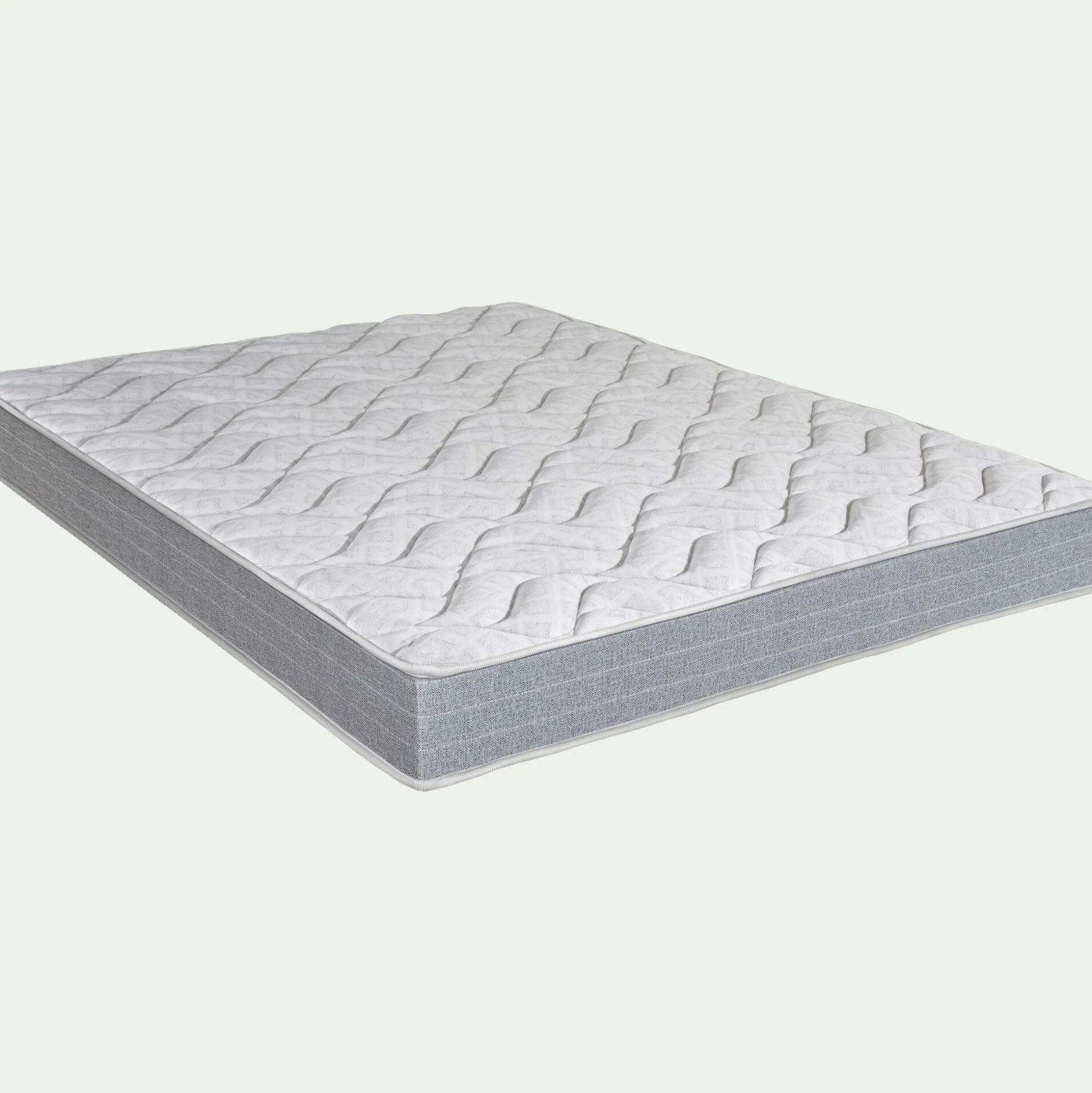 Matelas en mousse haute densité alinea accueil équilibré 160x200cm - blanc