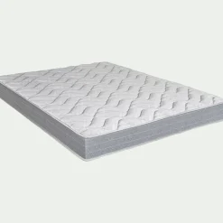 Matelas en mousse haute densité alinea accueil équilibré 140x190cm - blanc