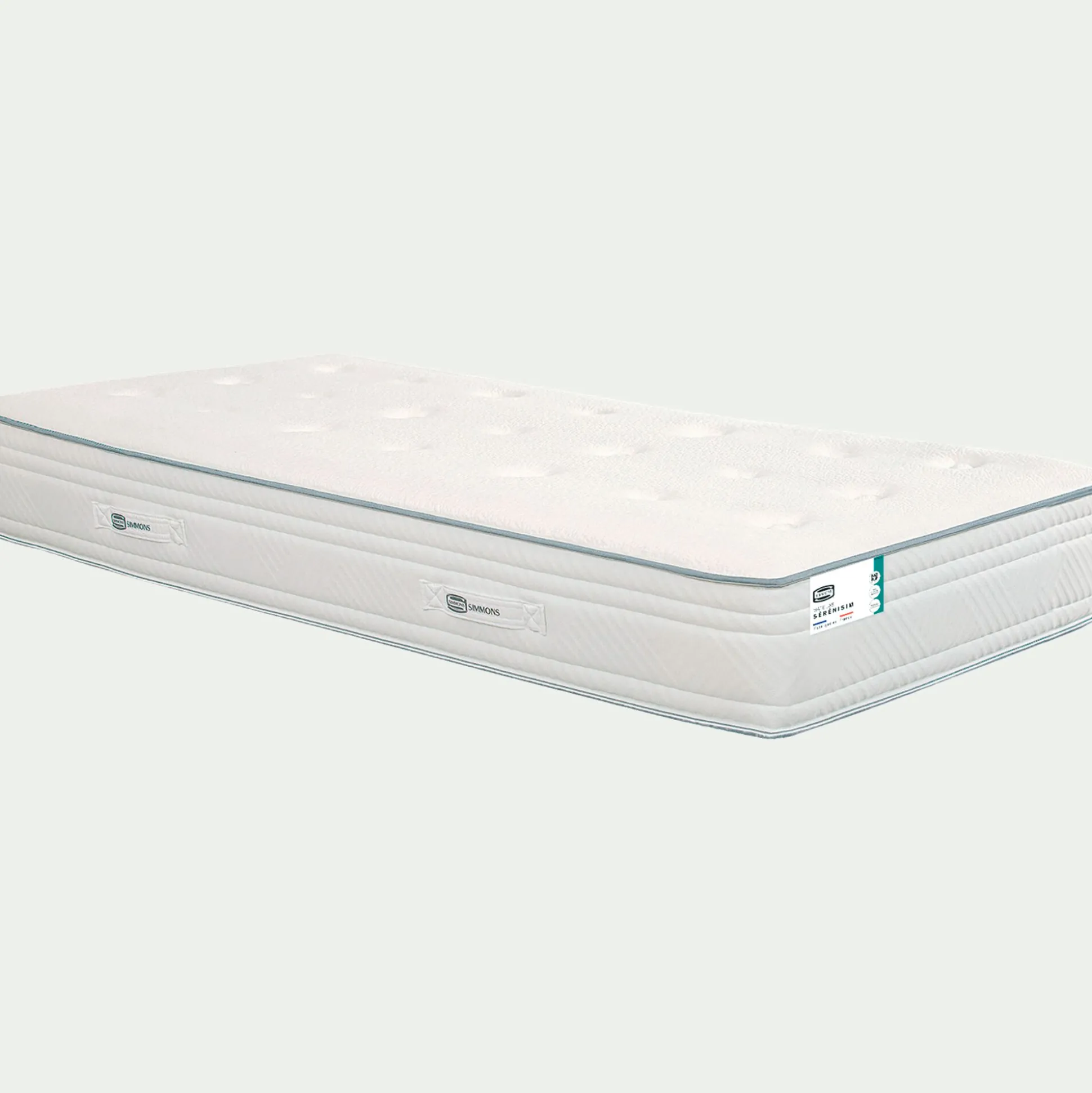 Matelas Simmons à ressorts accueil équilibré - 90x200cm
