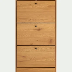 Meuble à chaussures en bois - bois clair