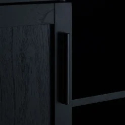 Meuble sous-vasque double et 2 portes en bois de cèdre - L120cm