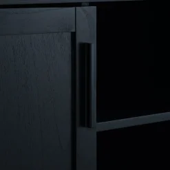 Meuble sous-vasque simple et 1 porte en bois de cèdre - L80cm