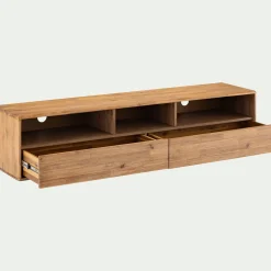 Meuble TV en acacia L170cm - bois clair