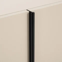 Meuble TV en bois 4 portes - beige