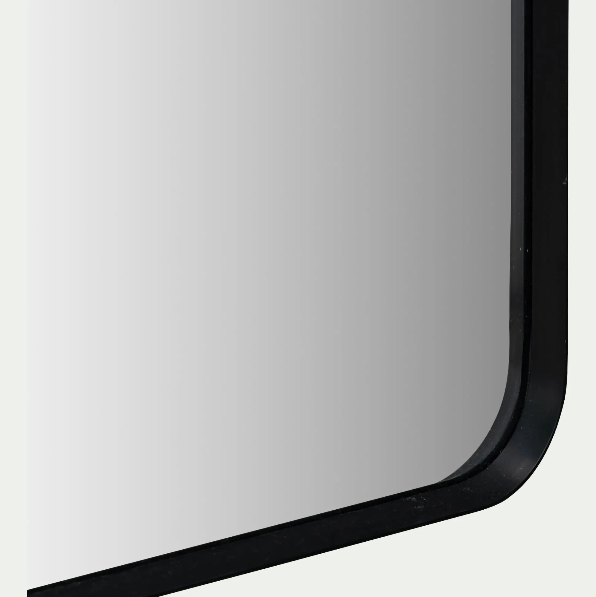 Miroir rectangulaire en aluminium l50,5xH161cm - noir