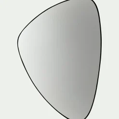Miroir triangulaire - noir 42x62,5cm