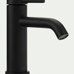 Mitigeur de lavabo en laiton - noir H14,6cm