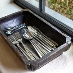 Ménagère 24 pièces en inox - gris argenté