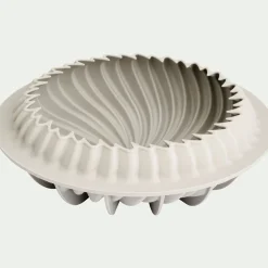 Moule à gâteau en spirale en silicone platinium D19,5cm - gris