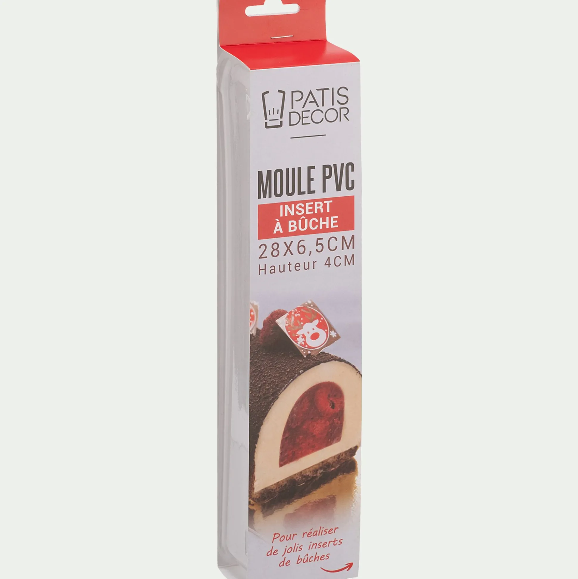 Moule à insert pour bûche thermoformé - transparent